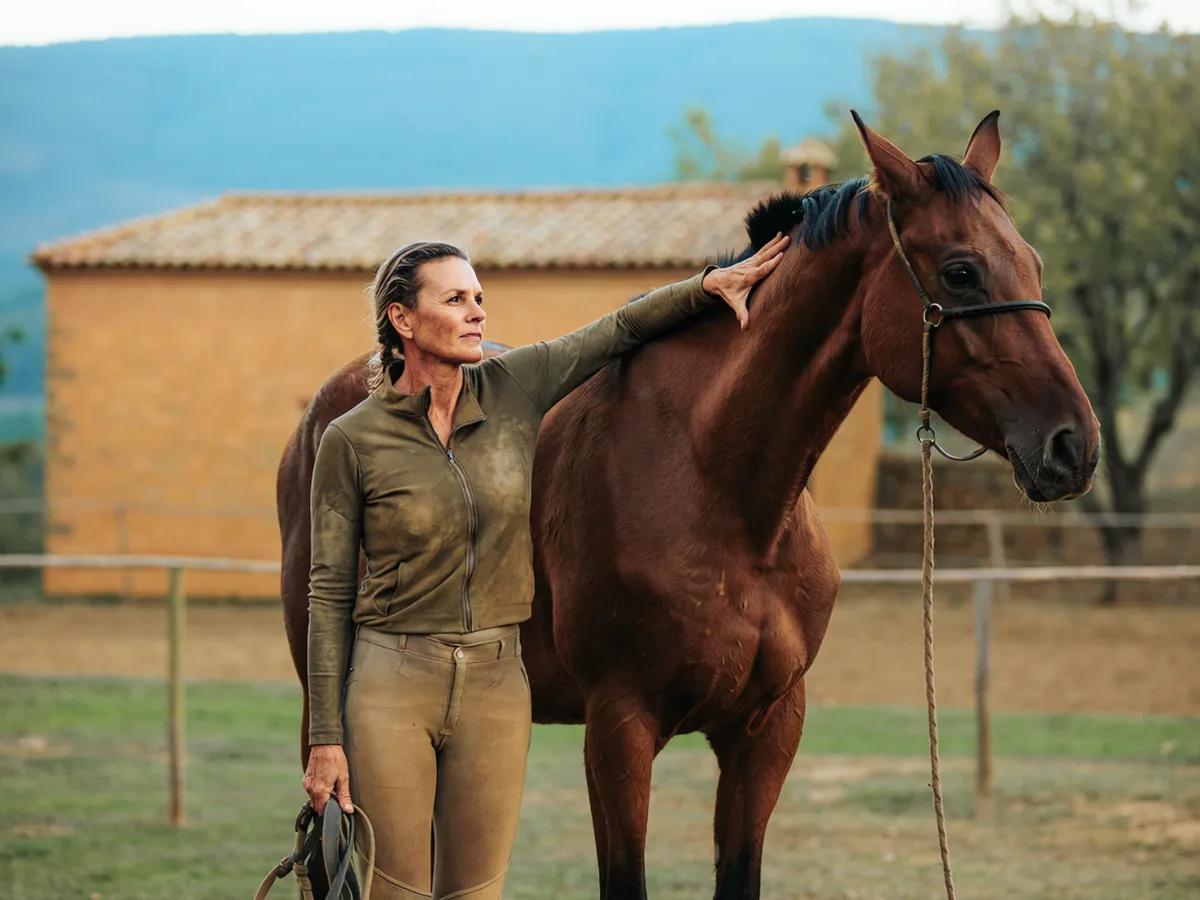 Cours d'équitation à Saint-Bardoux, Drôme